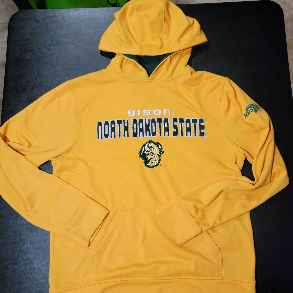 Vintage North Dakota State Bison hoodie.